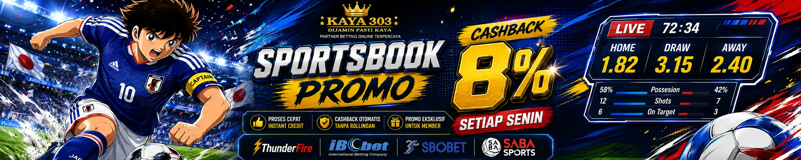 Cashback sportbook terbesar kaya303